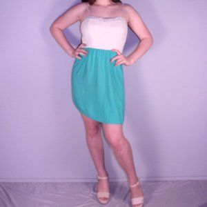 White & Blue Summer Dress